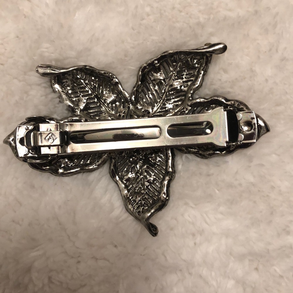 Lovely Rhinestone Hair Barrette - Picture 2 of 2